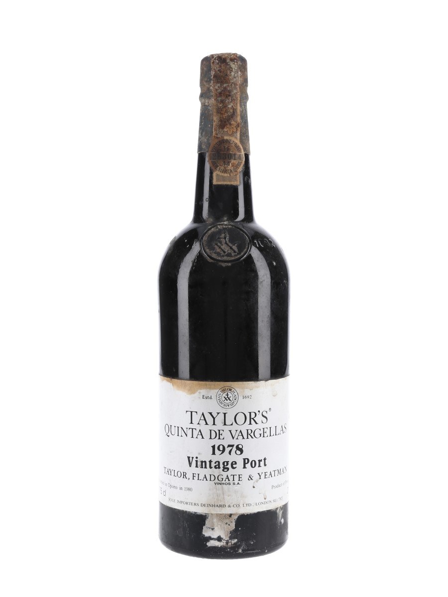 Taylors 1978 Quinta De Vargellas Bottled 1980 75cl / 21%