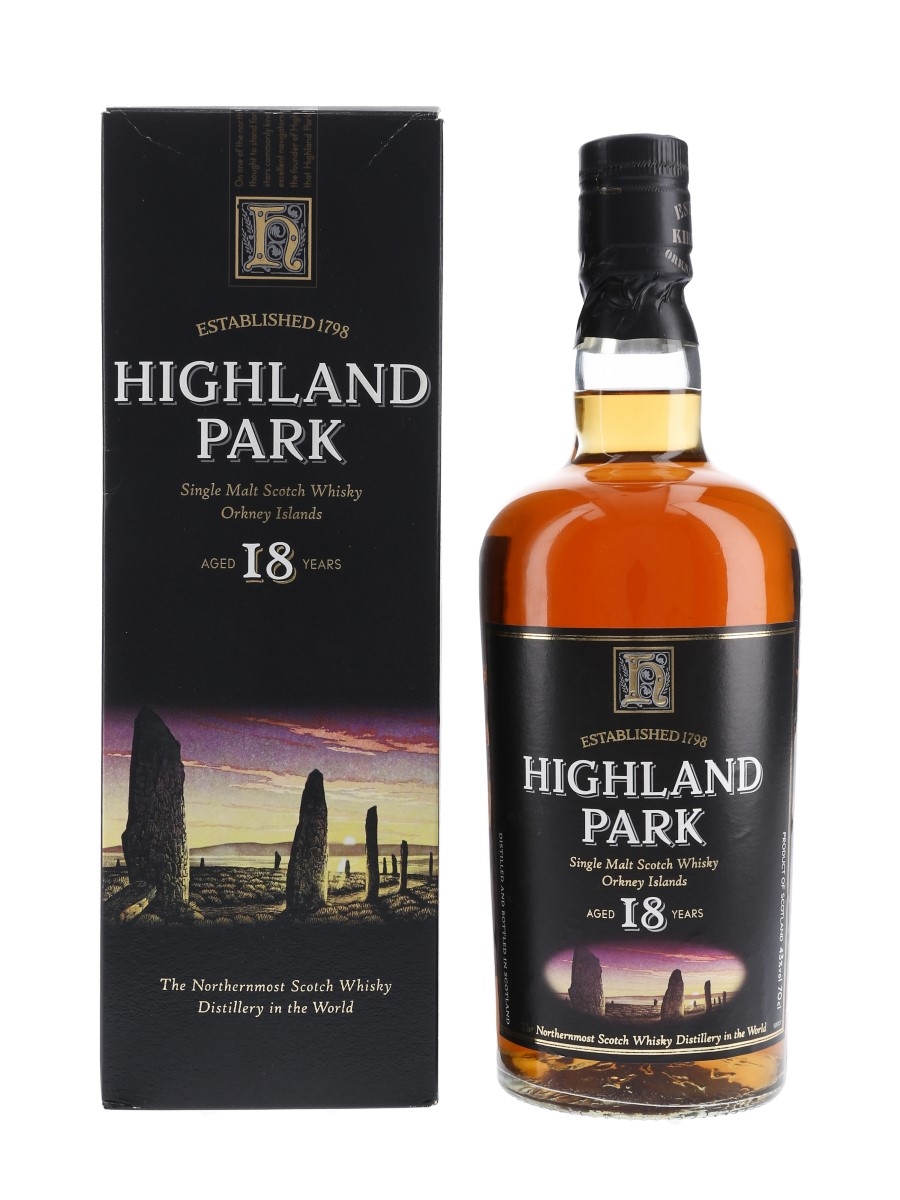 HIGHLAND PARK18years AmericanOakButt 空瓶 HIGHLAND PARK18years AmericanOakButt 空瓶