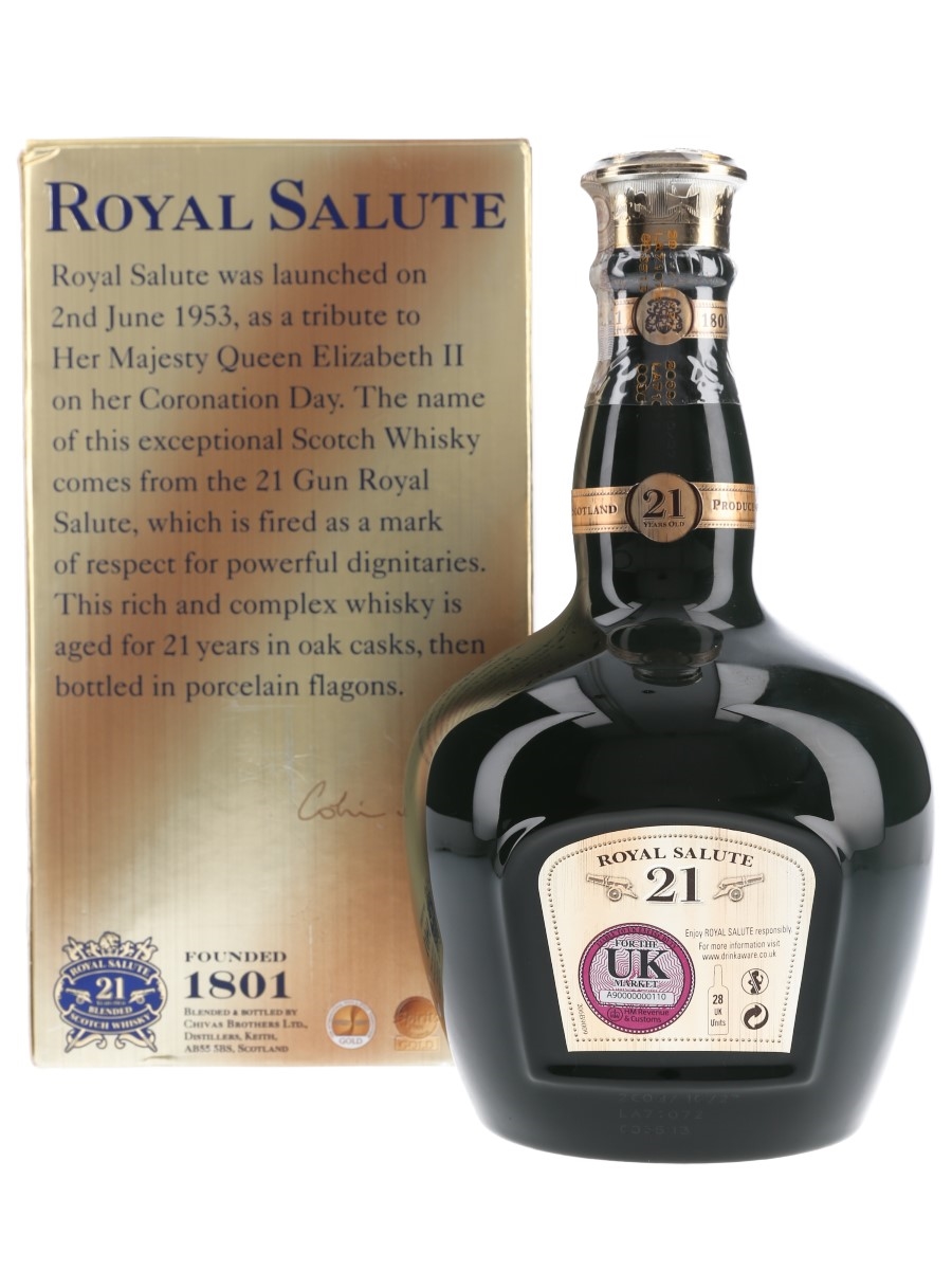 【未開封】　 SALUTE 21 YEAR OLD Royal Salute 21 Year Old Special Edition Blended Scotch
