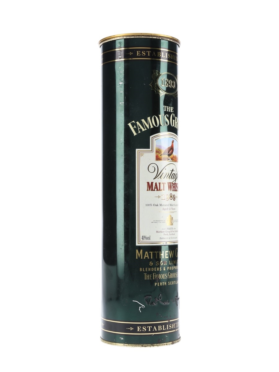 FAMOUS GROUSE VintageMalt Whisky1989最終値下 FAMOUS GROUSE VintageMalt Whisky1989最終値下 - メルカリ