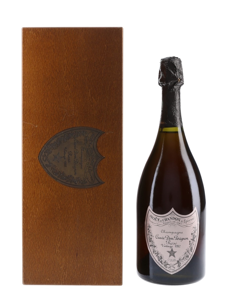 Dom Perignon Rose 1982 木箱入り Dom Perignon Rose 1982 - Lot 63463 - Buy/Sell Champagne Online