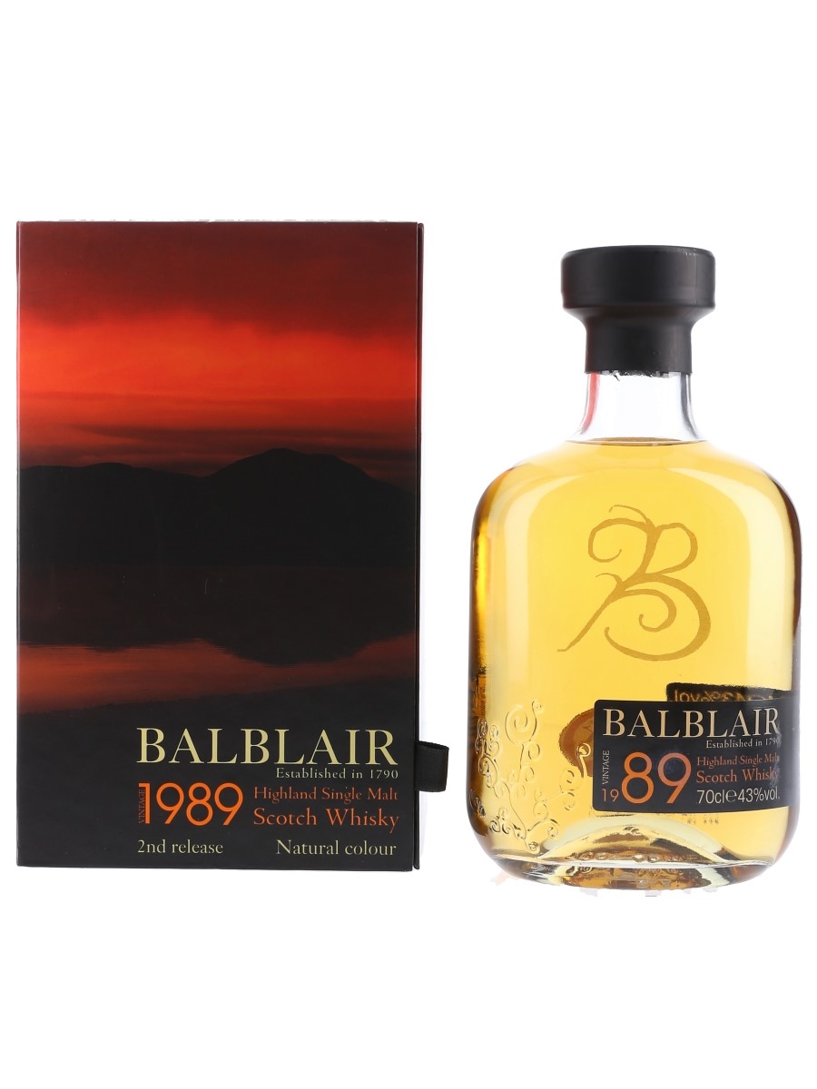 Balblair 1989 Bottled 2011 - 2nd Release 70cl / 43%