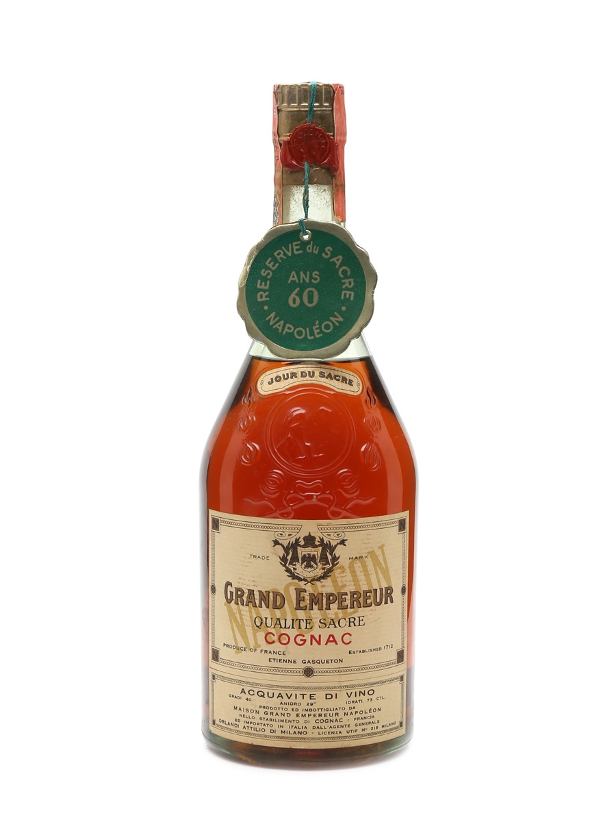 Grand Empereur 60 Years Old Cognac Bottled 1980s 75cl