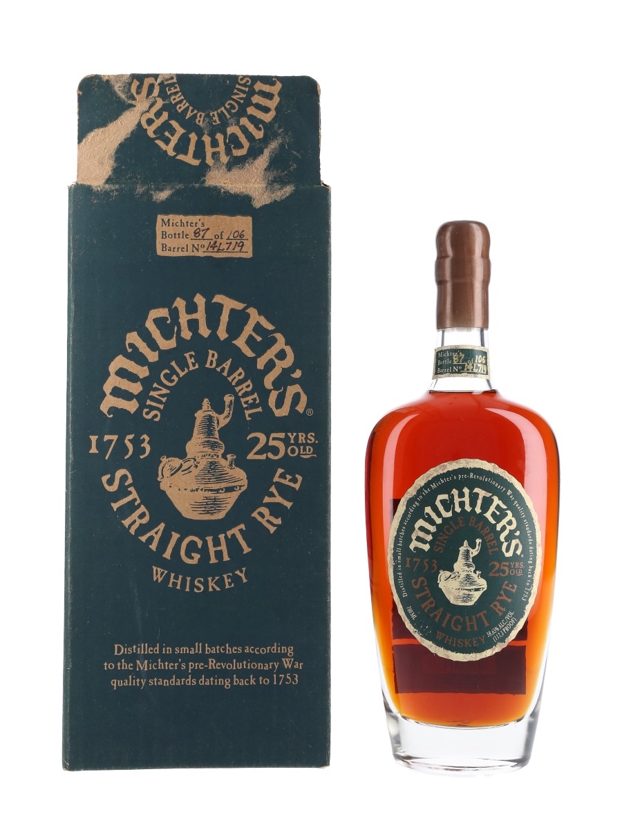 Michter's 25 Year Old Single Barrel Straight Rye  70cl / 58.65%
