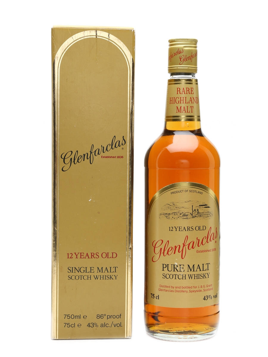 Glenfarclas 12 Years Old Bottled 1980s 75cl