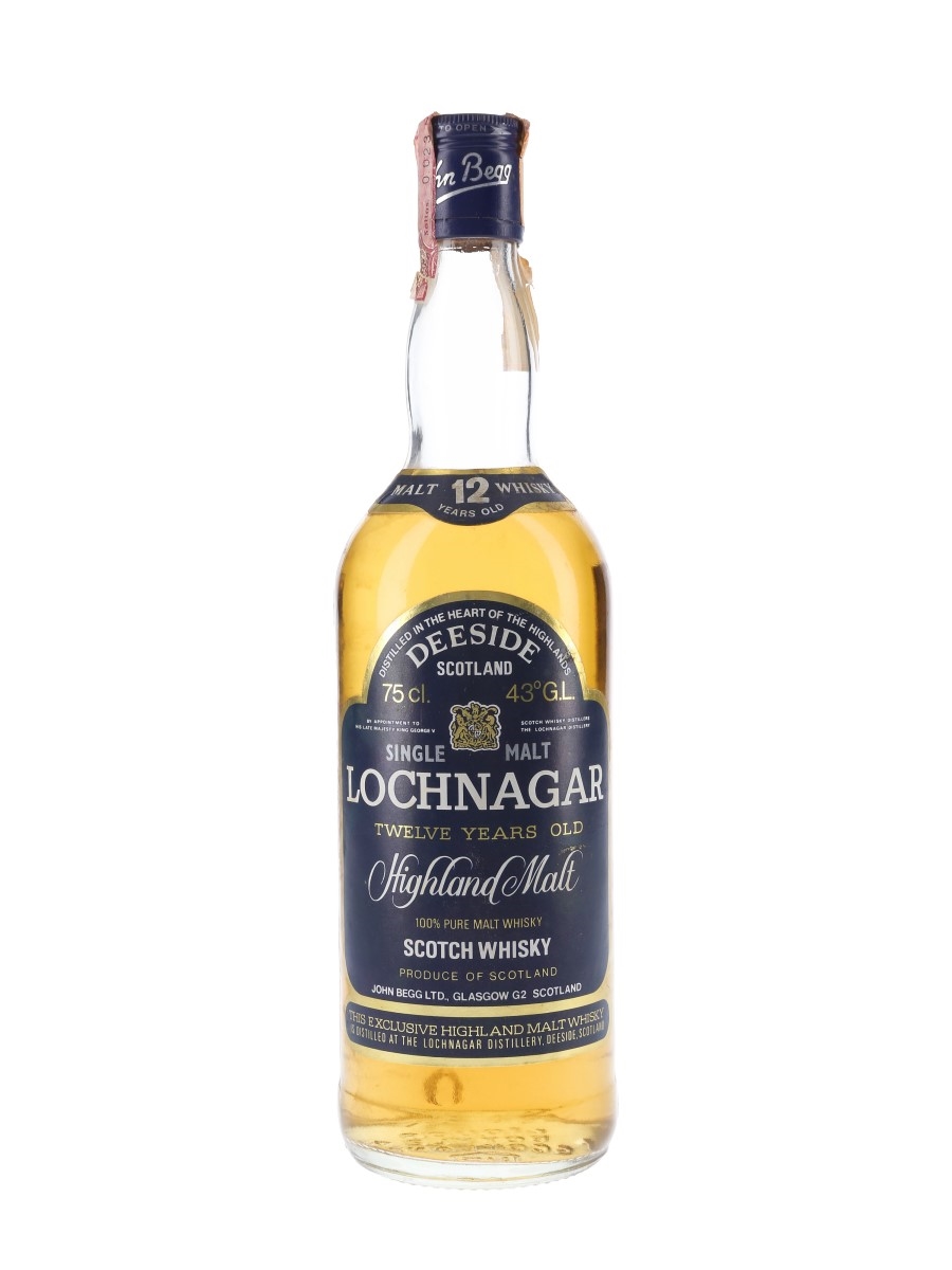 Lochnagar 12 Year Old Bottled 1980s 75cl / 43%