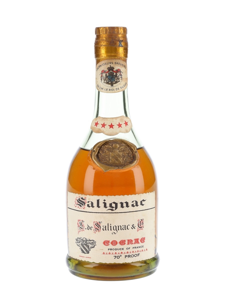Salignac 5 Star Bottled 1960s 35cl / 40%