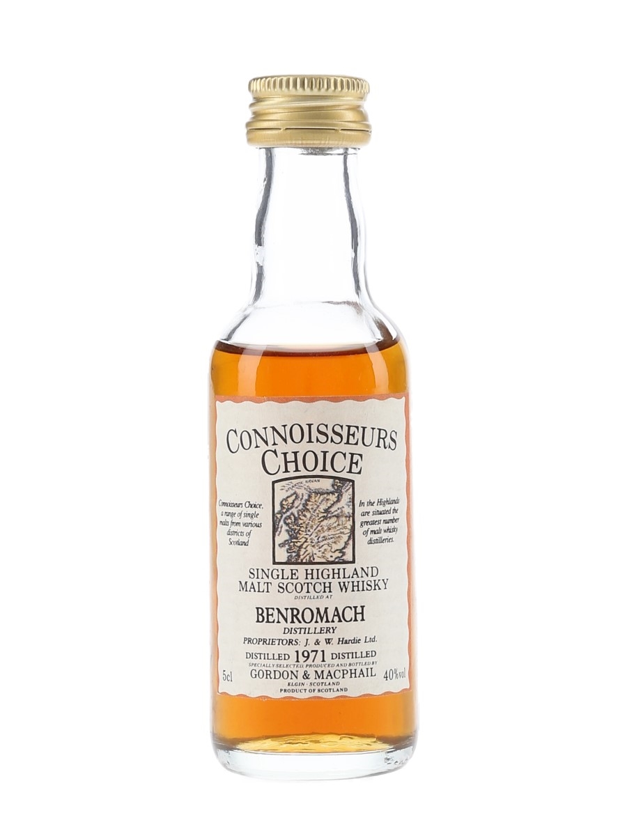 Benromach 1971 Bottled 1990s - Connoisseurs Choice 5cl / 40%