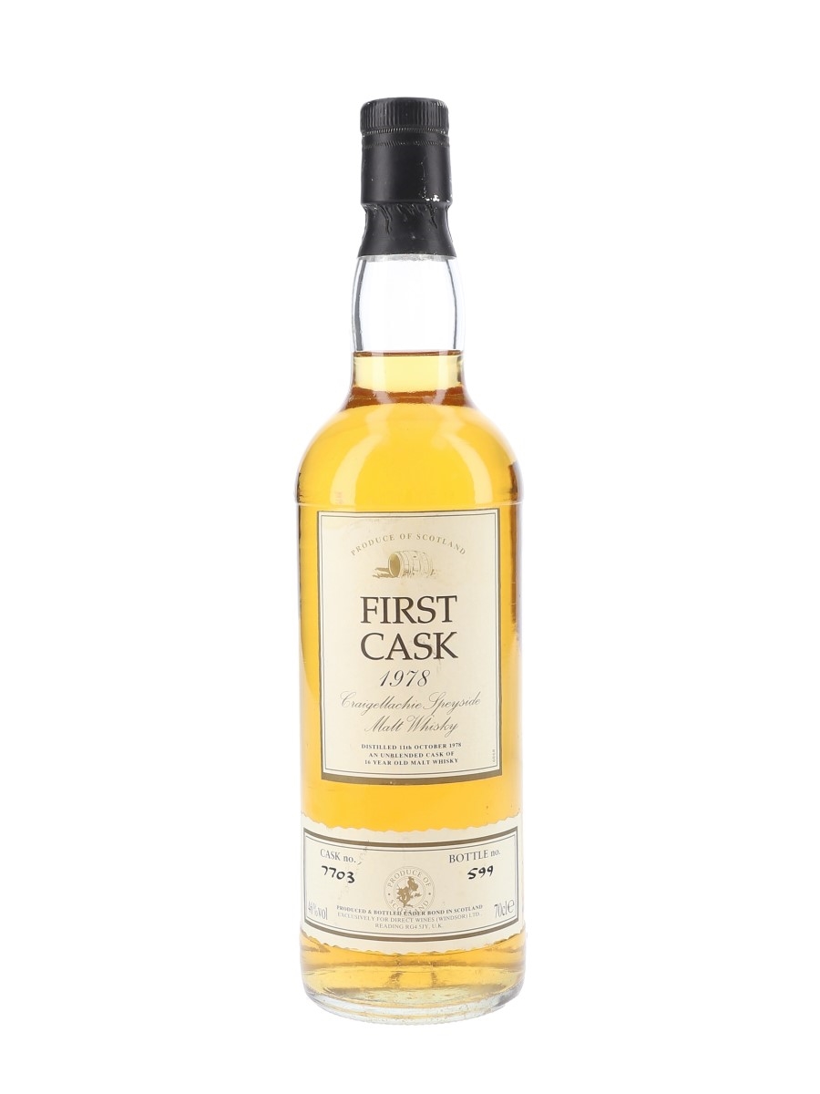 Craigellachie 1978 16 Year Old - First Cask 70cl / 46%