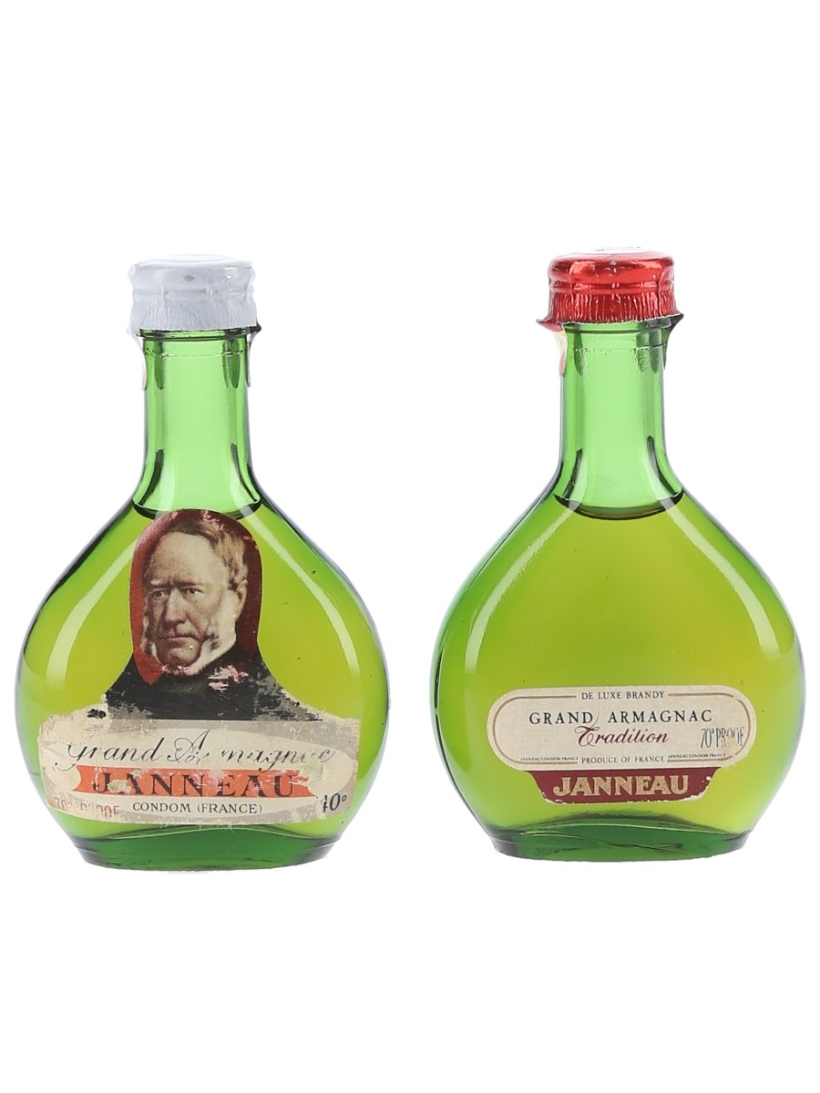 Janneau Grand Armagnac Bottled 1970s 2 x 3cl / 40%