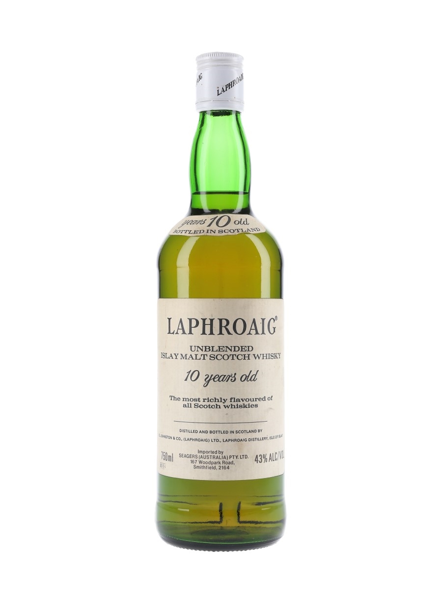 Laphroaig 10 Year Old Bottled 1980s 75cl / 43%