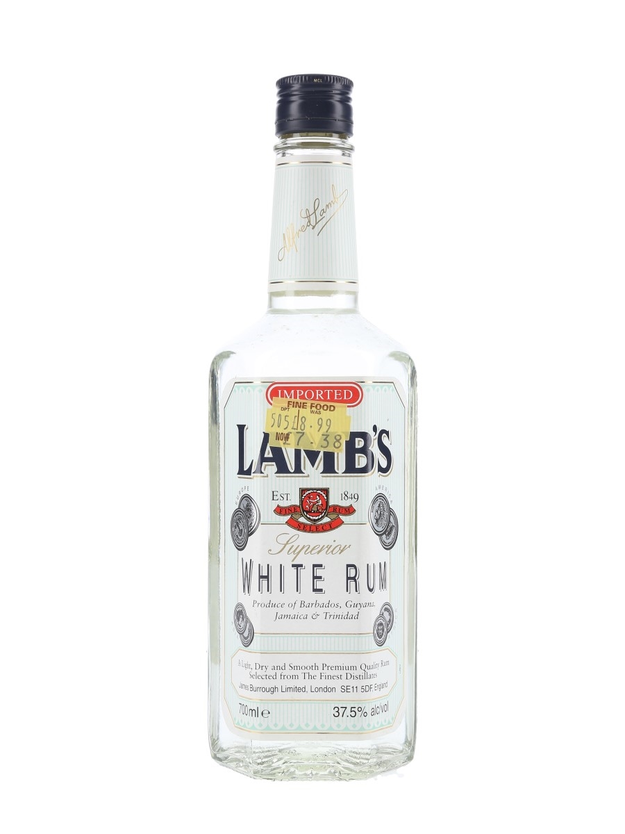 Lamb's Navy White Rum Bottled 1980s 70cl / 37.5%