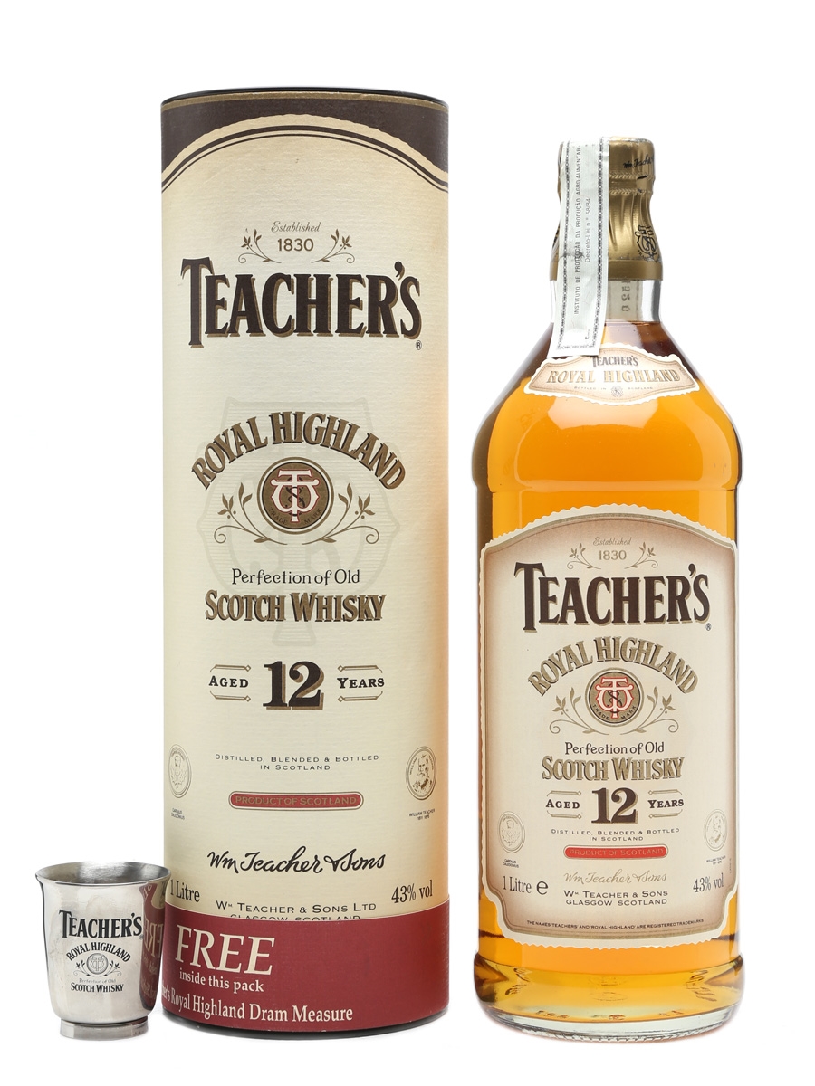 Teacher's Royal Highland 12 Years Old Bottled 1980s 100cl