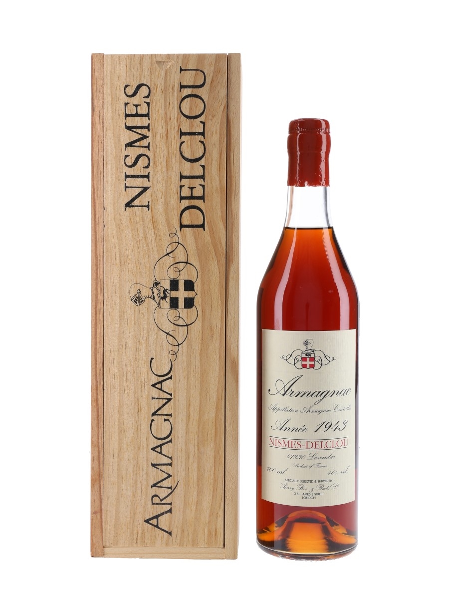 Nismes Delclou 1943 Armagnac Bottled 2003 - Berry Bros & Rudd 70cl / 40%