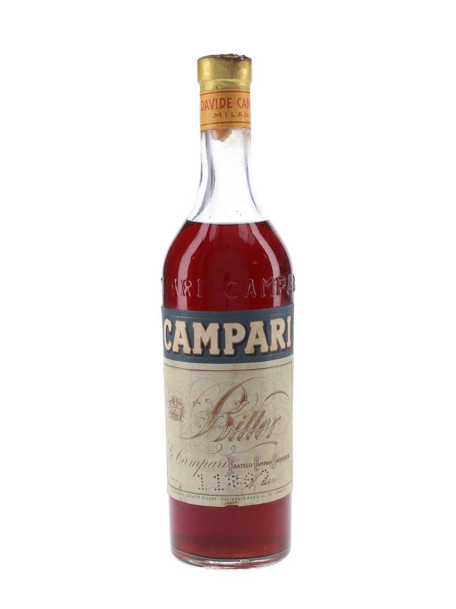 Campari Bitter Bottled 1950s-1960s 75cl / 25%