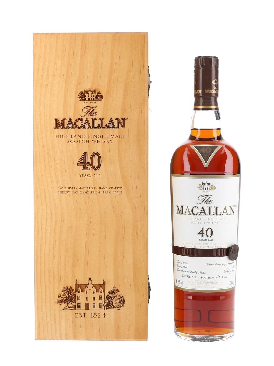 Macallan 40 Year Old Lot 64182 Buy Sell Spirits Online