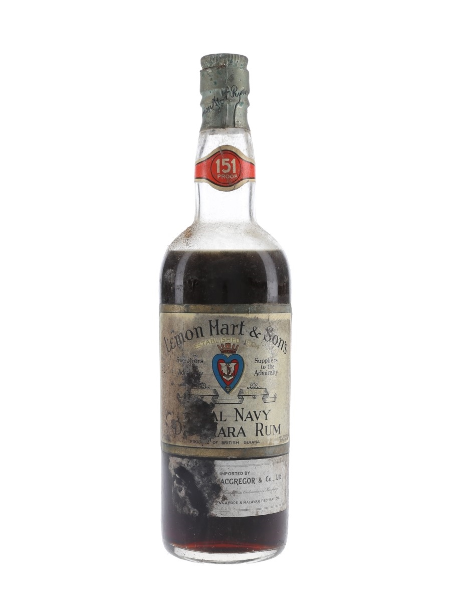 Lemon Hart 151 Proof Bottled 1940s - Caldbeck, Macgregor & Co. 75.7cl / 75.5%