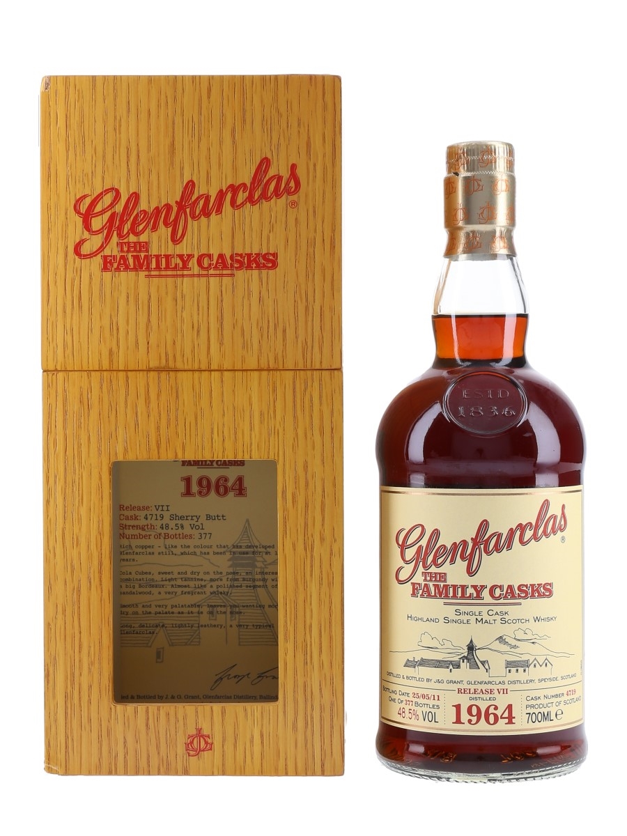 Glenfarclas 1964 The Family Casks Bottled 2011 - Release VII 70cl / 48.5%