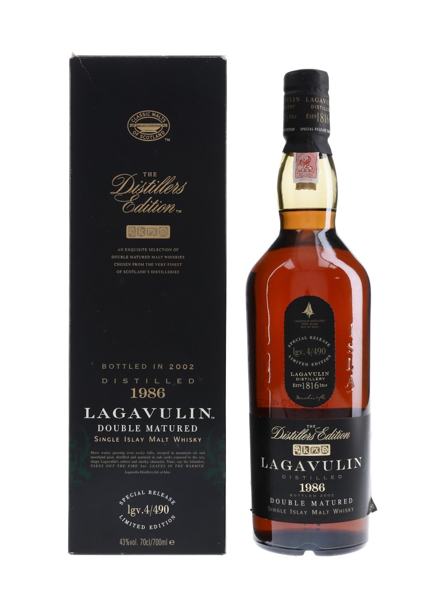 Lagavulin 1986 Distillers Edition Bottled 2002 70cl / 43%
