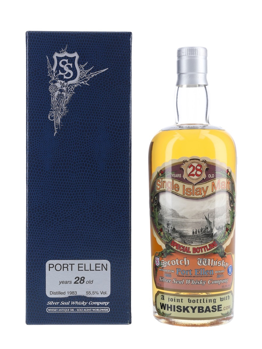 Port Ellen 1983 28 Year Old Bottled 2011 - Silver Seal & Whisky Base 70cl / 55.5%