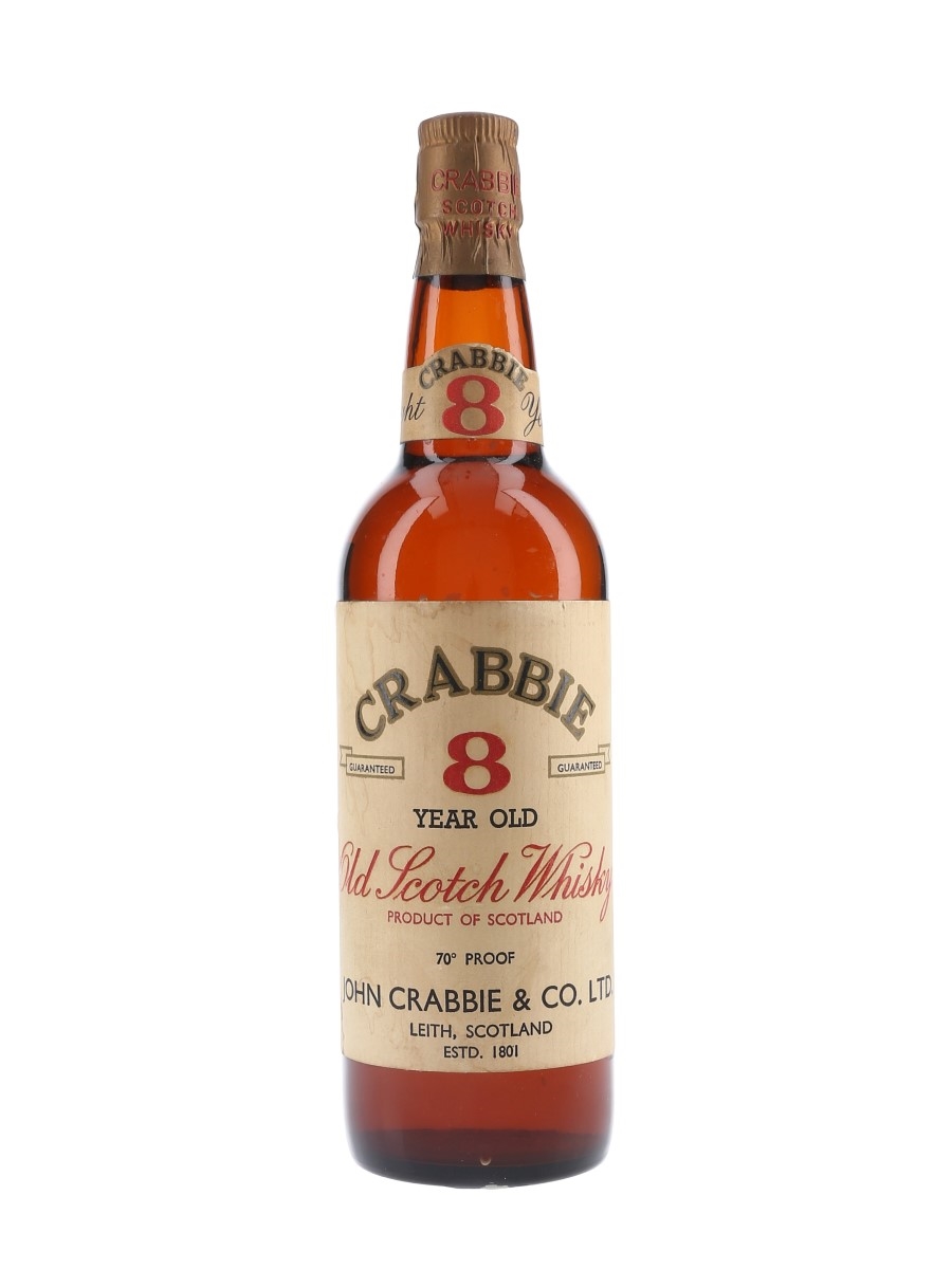 Crabbie 8 Year Old Bottled 1950s-1960s 75cl / 40%