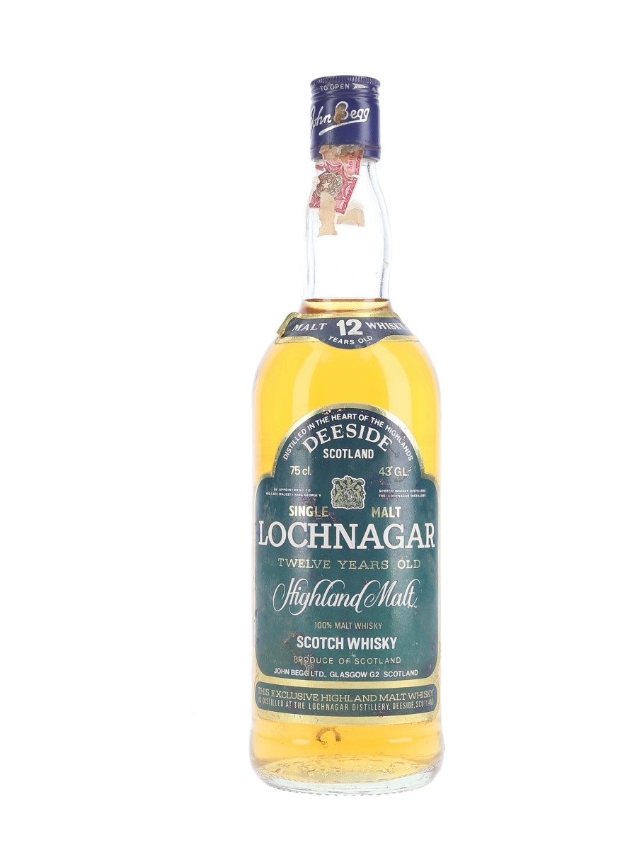 Lochnagar 12 Year Old Bottled 1980s 75cl / 43%