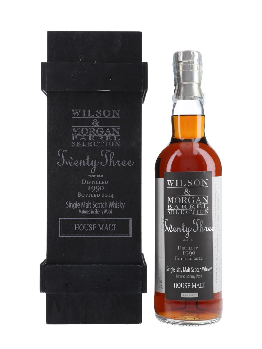 アイラモルトウイスキー23年 1990~2014 WILSON & MORGAN アイラモルトウイスキー23年 1990~2014 WILSON & MORGAN