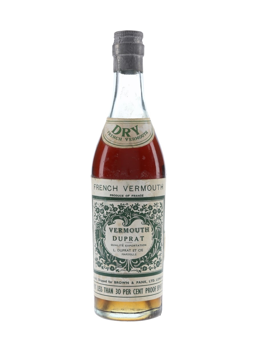 Duprat Dry French Vermouth Bottled 1950s 50cl / 17%