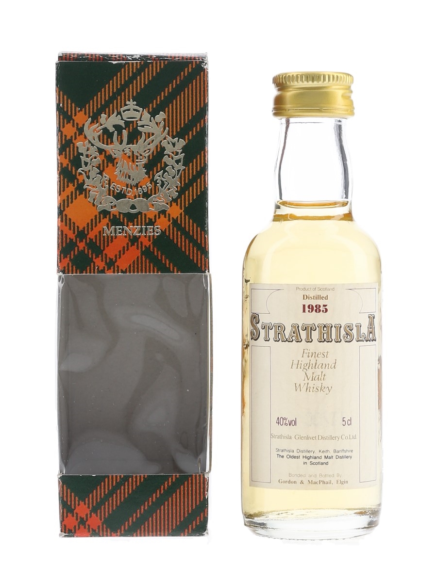 Strathisla 1985 Bottled 1990s - Gordon & MacPhail 5cl / 40%