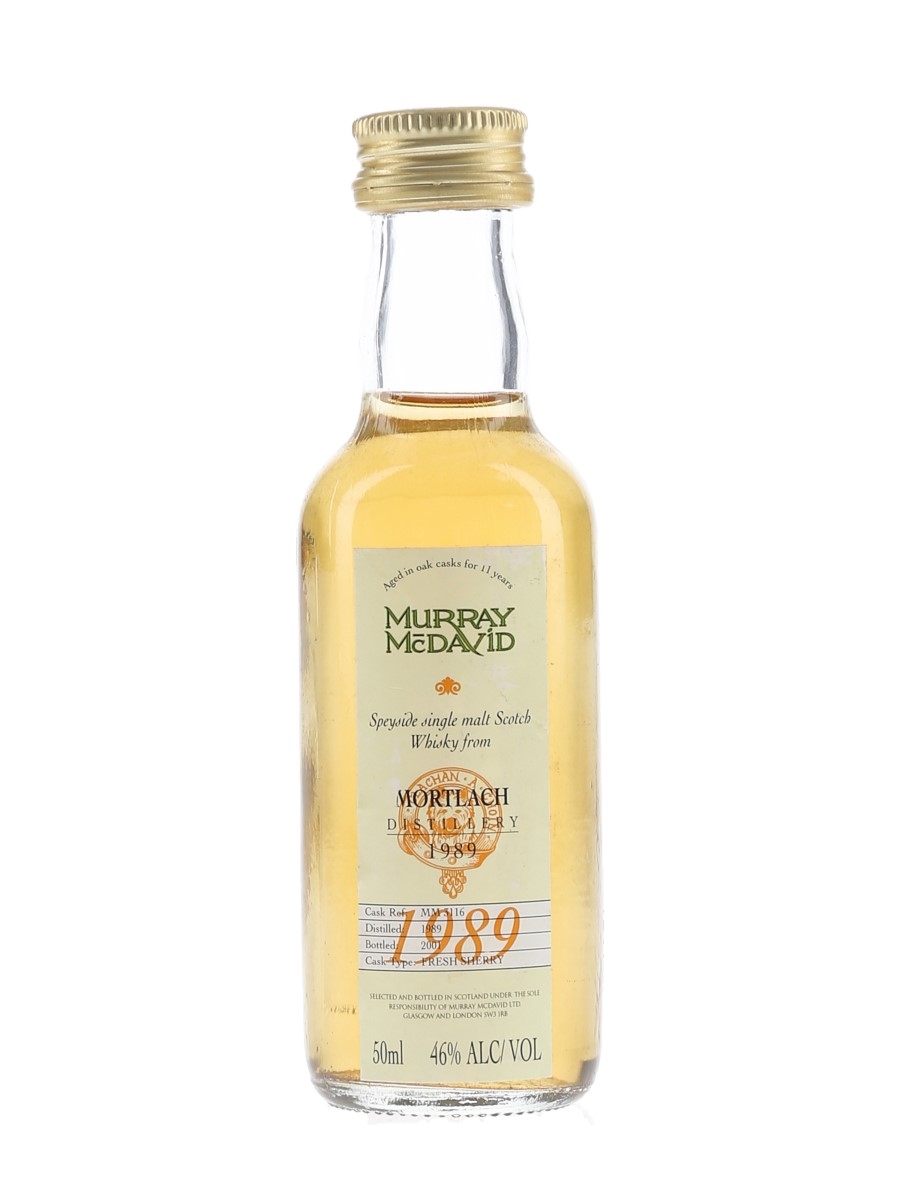 Mortlach 1989 11 Year Old Bottled 2001 - Murray McDavid 5cl / 46%