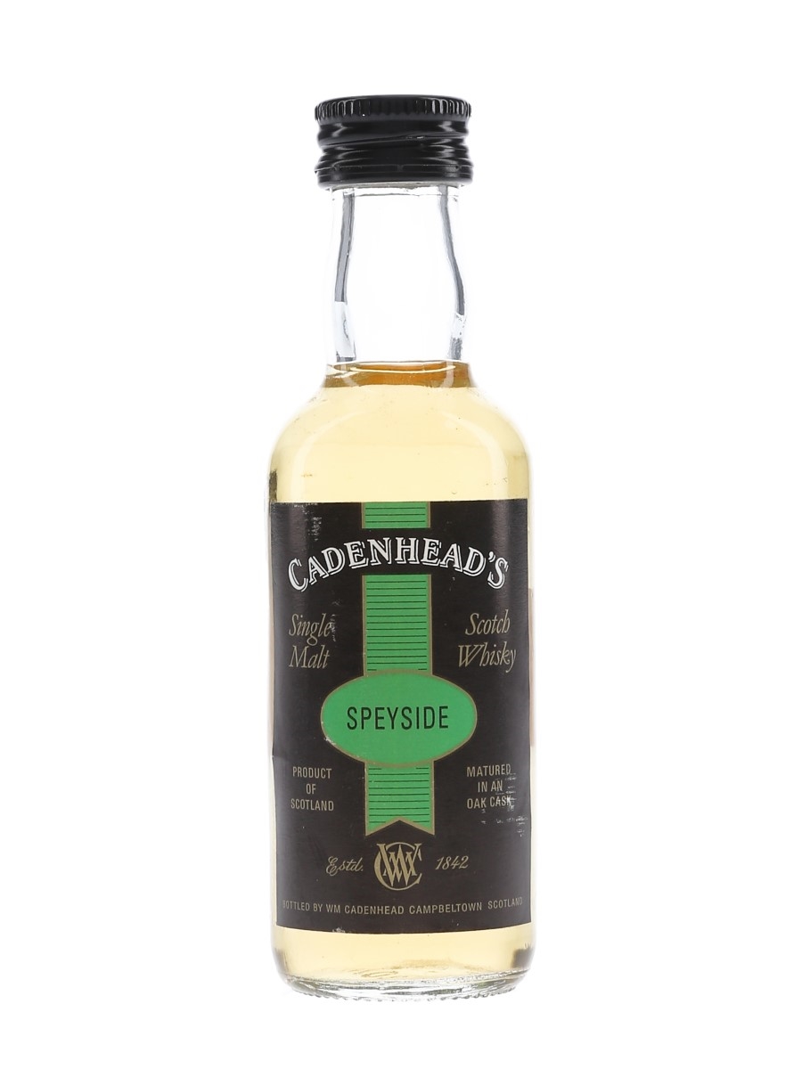 Auchroisk 8 Year Old Bottled 1990s-2000s - Cadenhead's 5cl / 61.4%