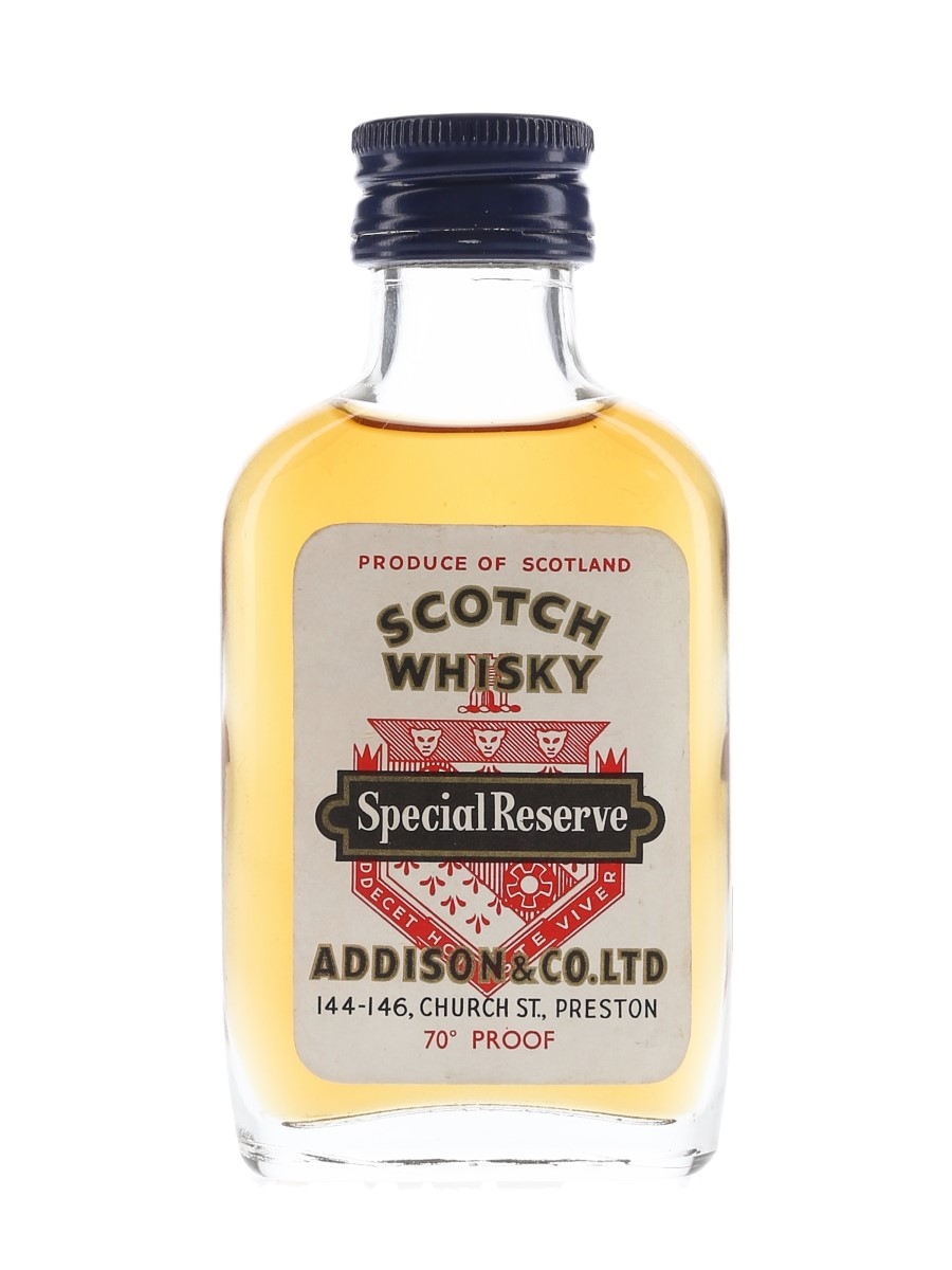 Addison Special Reserve - Lot 67282 - Buy/Sell Blended Whisky Online