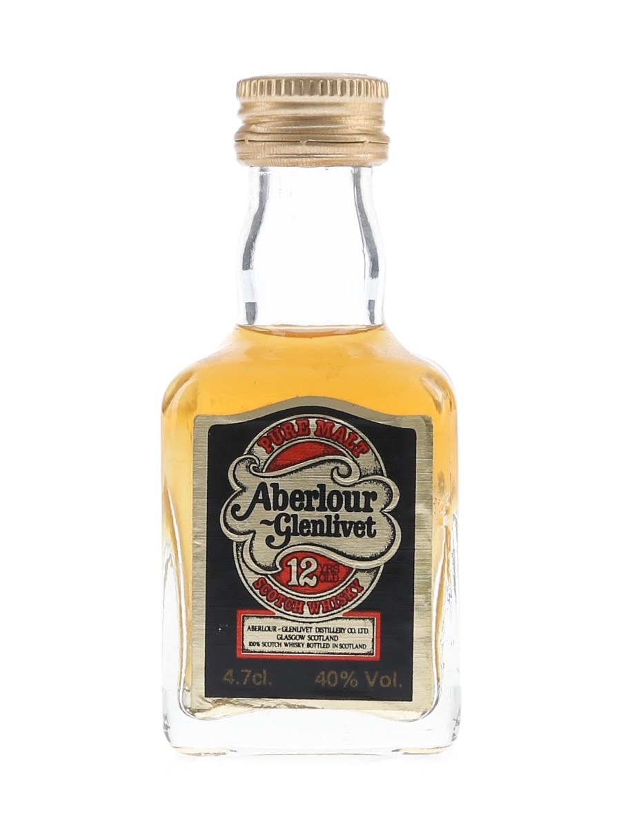 Aberlour Glenlivet 12 Year Old Bottled 1980s 4.7cl / 40%
