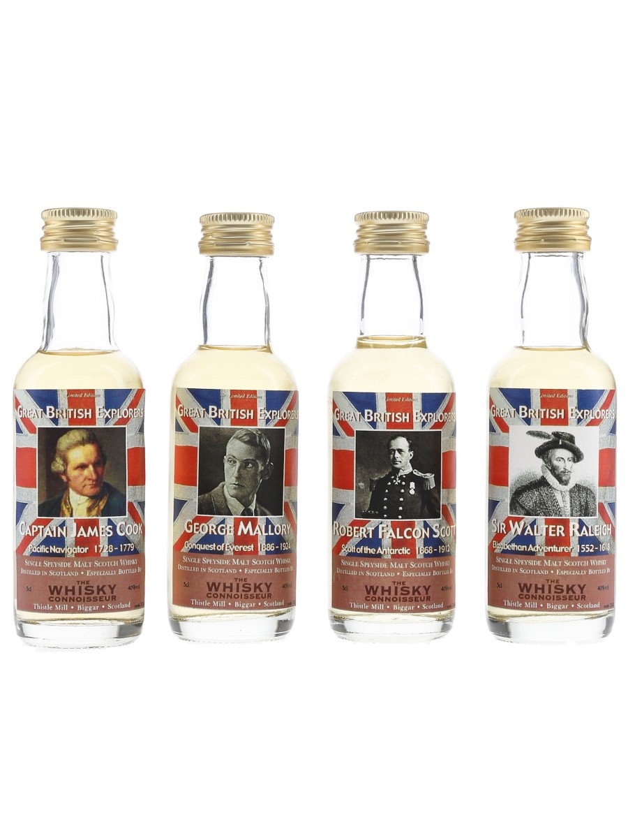 Great British Explorers The Whisky Connoisseur 4 x 5cl / 40%