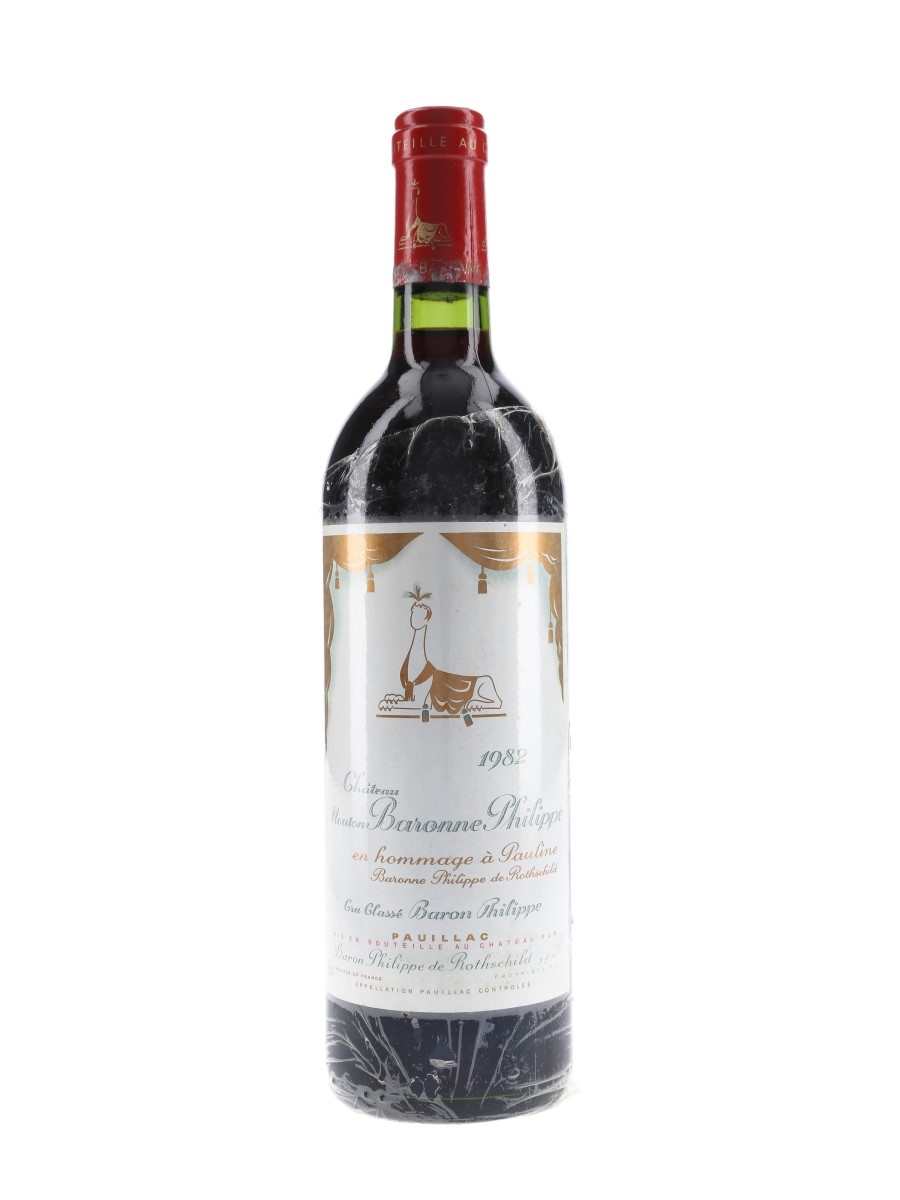 Chateau Mouton Baronne Philippe 1982 - Lot 65878 - Buy/Sell Bordeaux Wine  Online