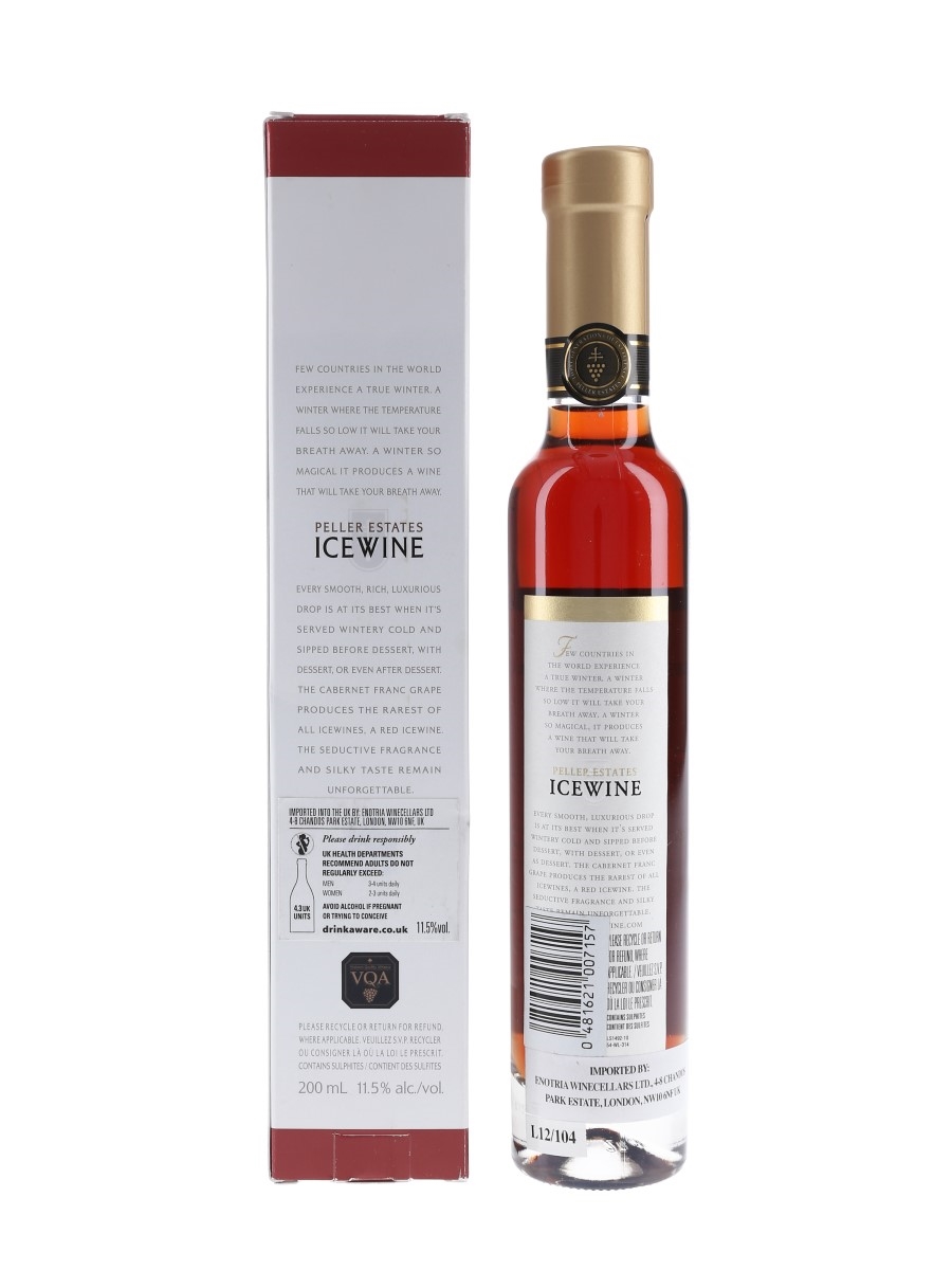 新品未開封】PELLER ESTATES ICEWINE CABERNET FRANC 2010 200ml 11.5