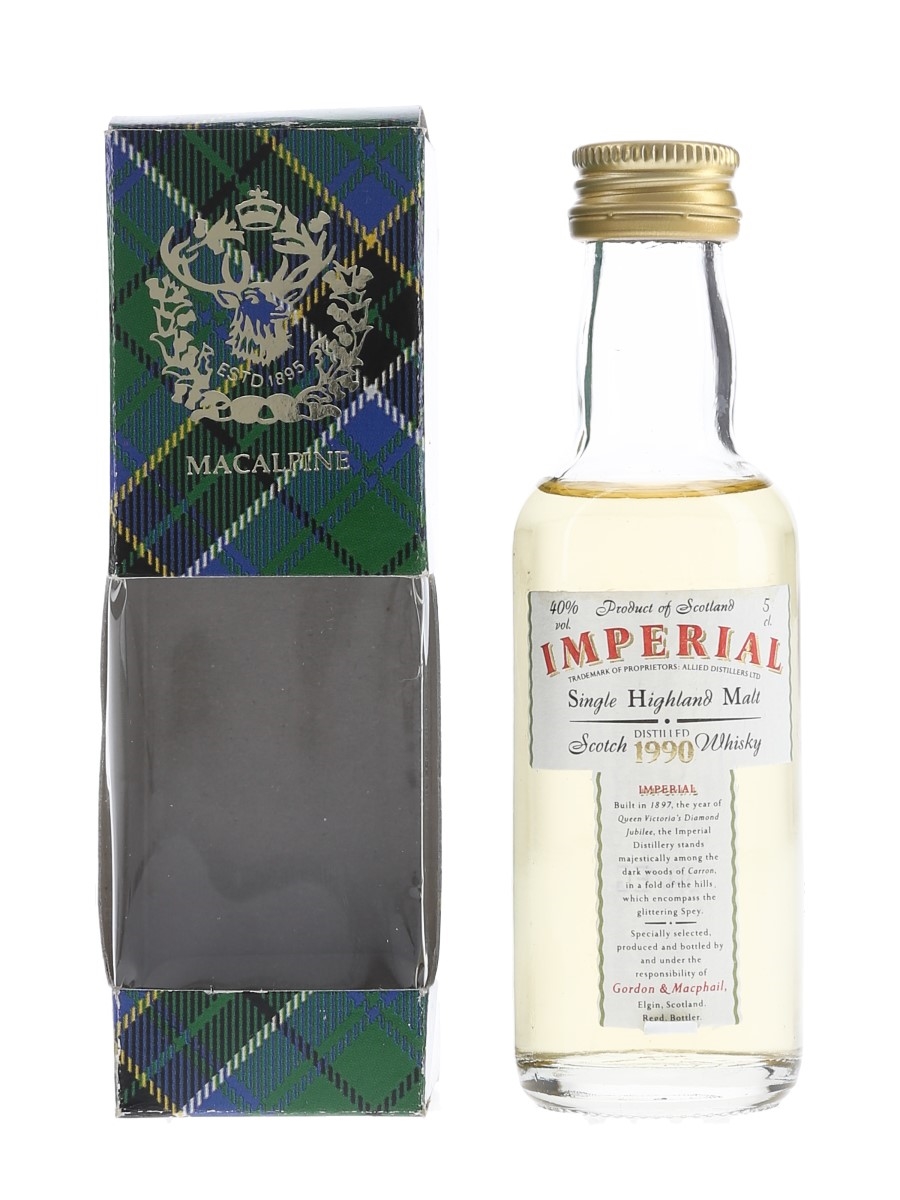 Imperial 1990 Gordon & MacPhail 5cl / 40%