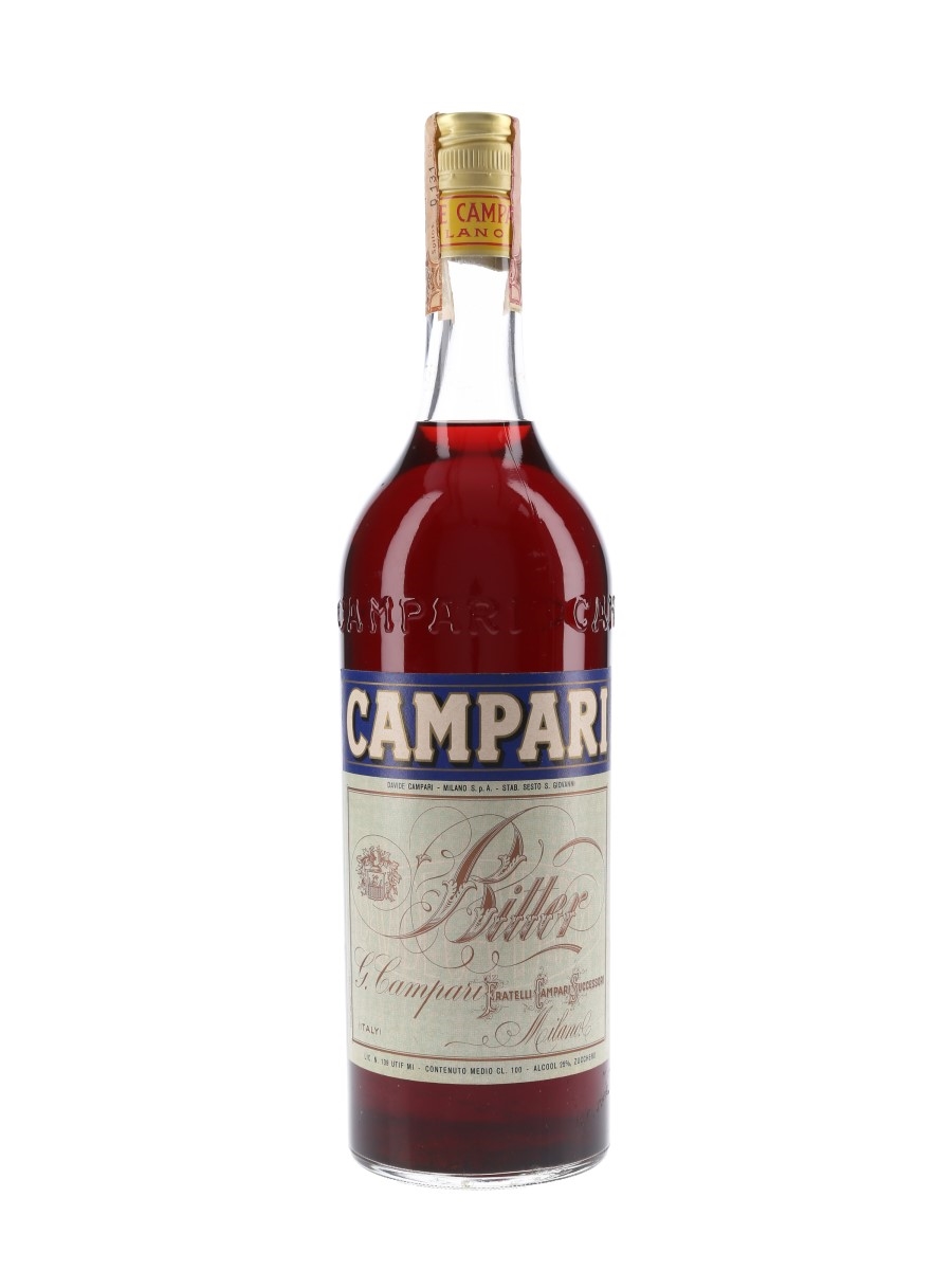 Campari Bitter Bottled 1970s 100cl / 25%