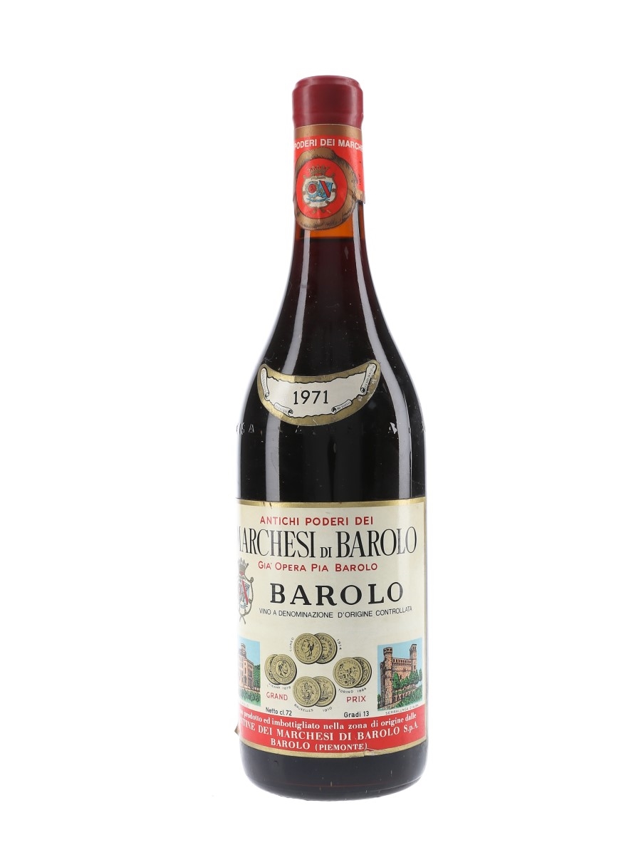 Marchesi Di Barolo 1971  72cl / 13%