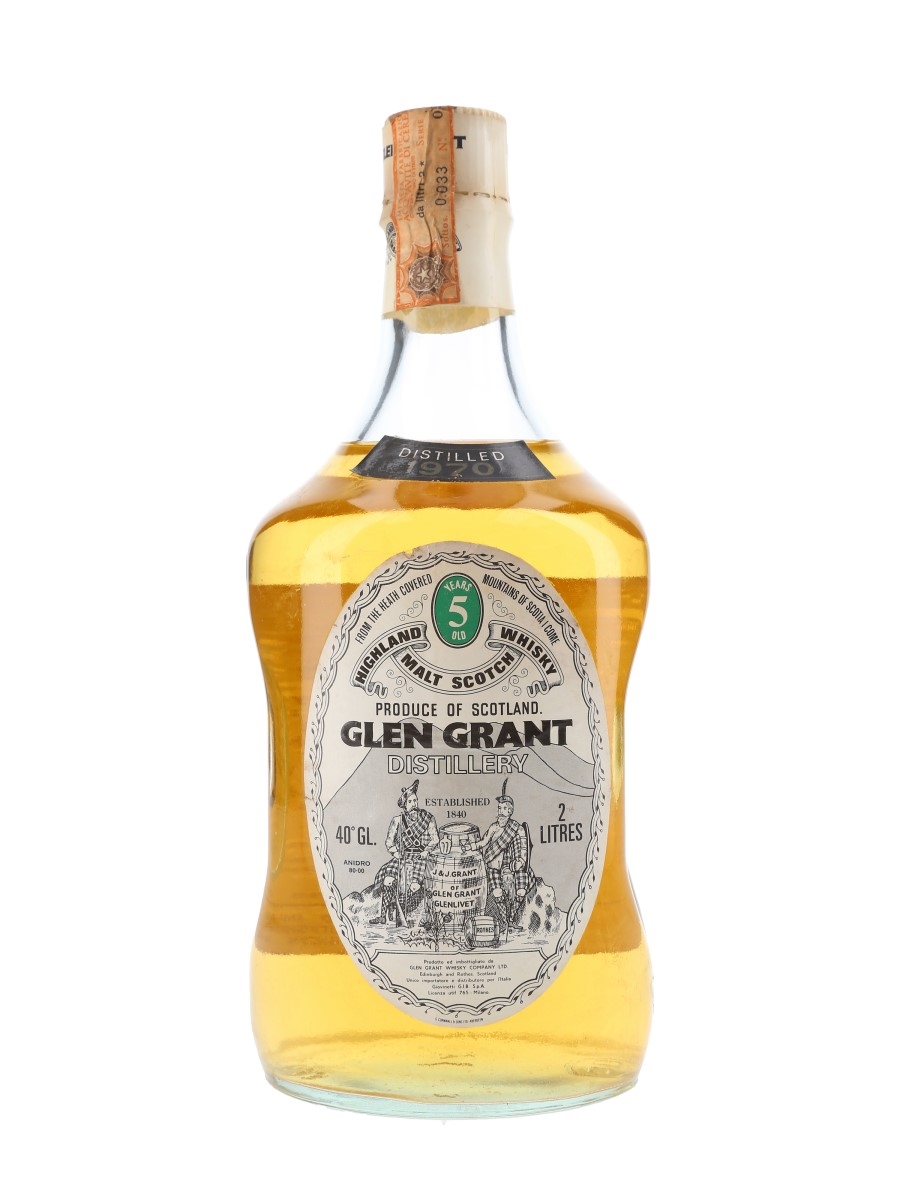 Glen Grant 1970 5 Year Old Large Format - Giovinetti 200cl / 40%