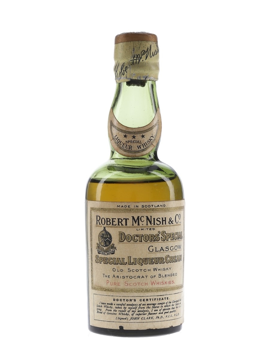 Doctors' Special Bottled 1920s-1930s - Robert McNish & Co. 5cl