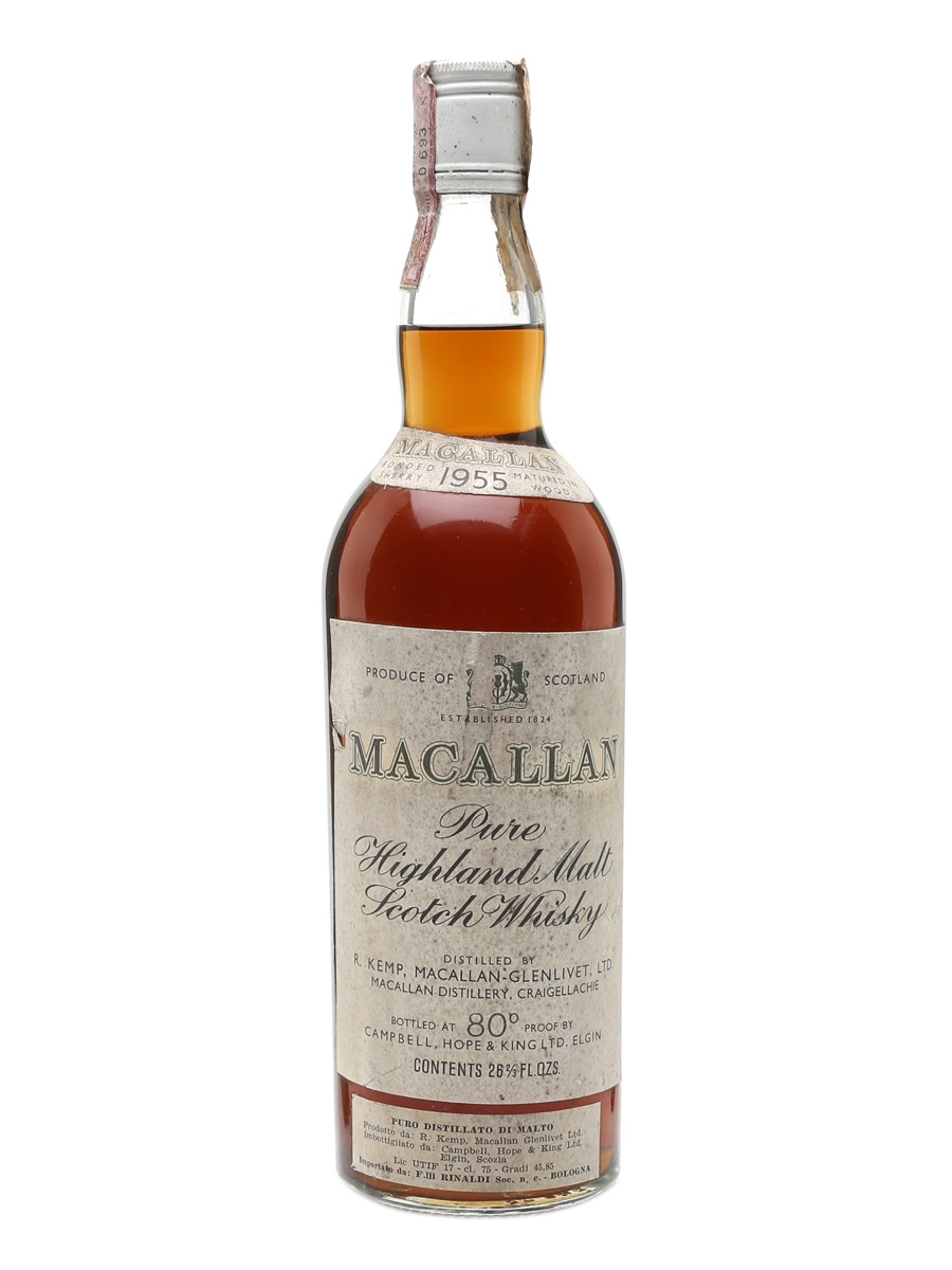 している】 Macallan 1955 空瓶 4OPYt-m49187802148 カテゴリー - www