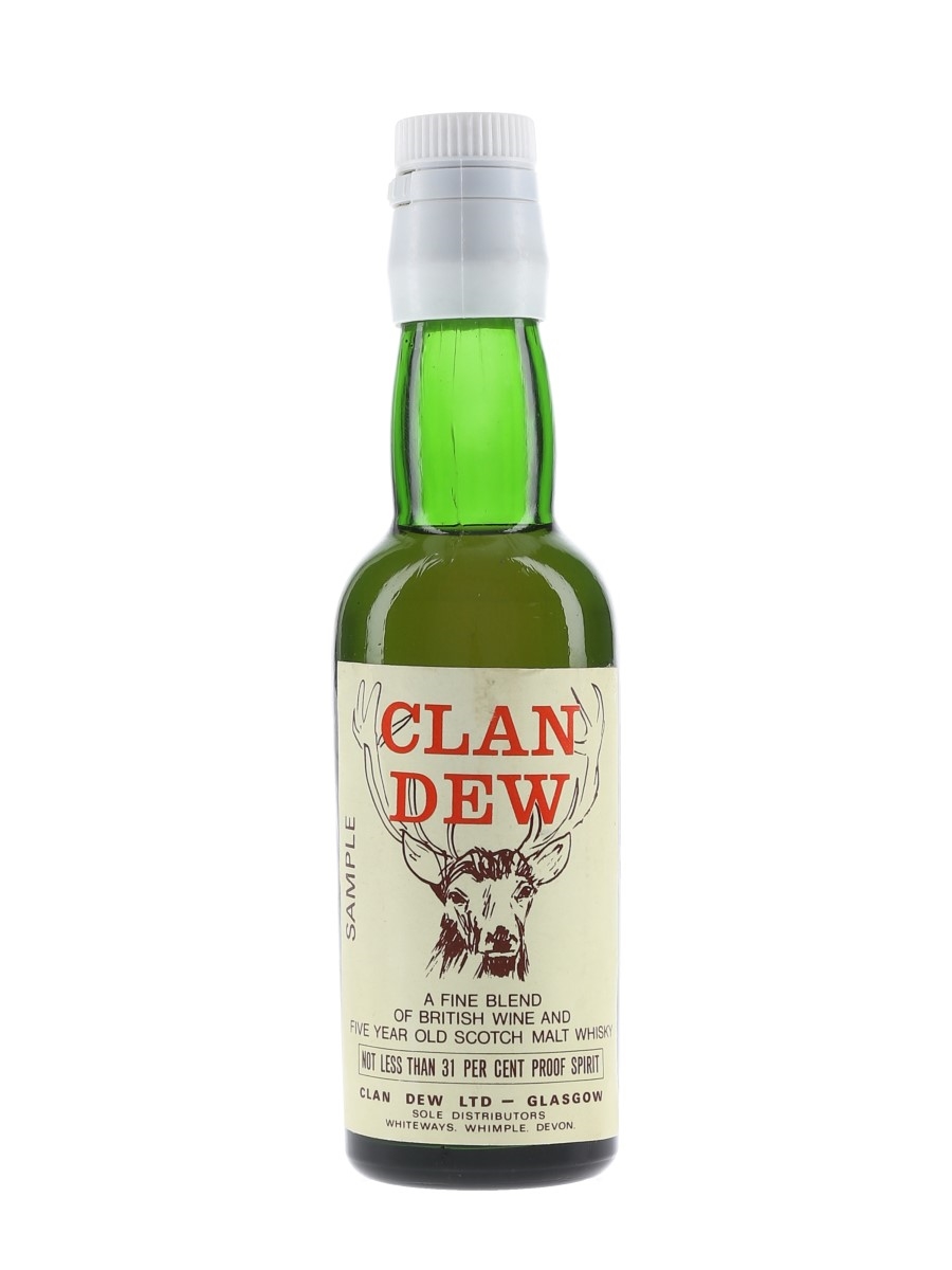 Clan Dew Bottled 1970s 5cl / 17%