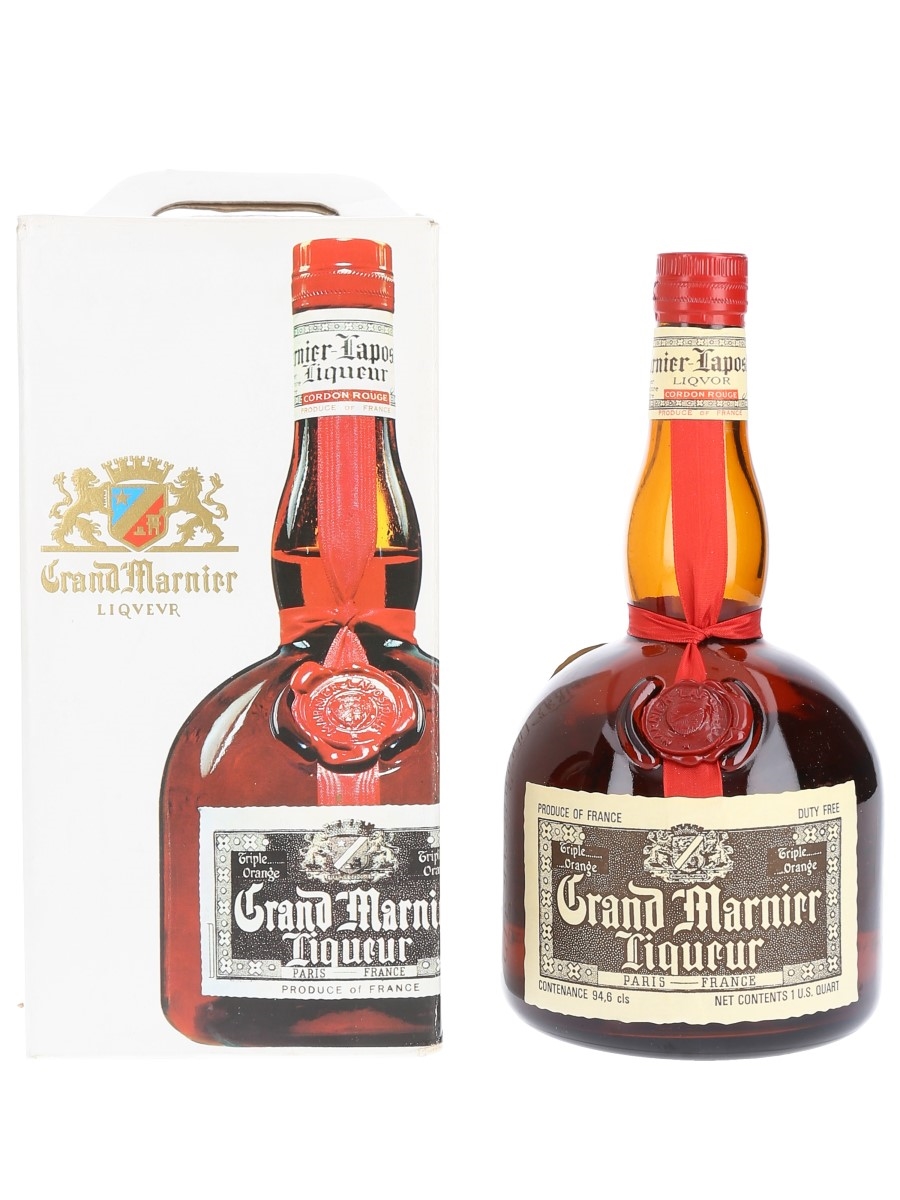 Grand Marnier Cordon Rouge Bottled 1970s - Duty Free 94.6cl