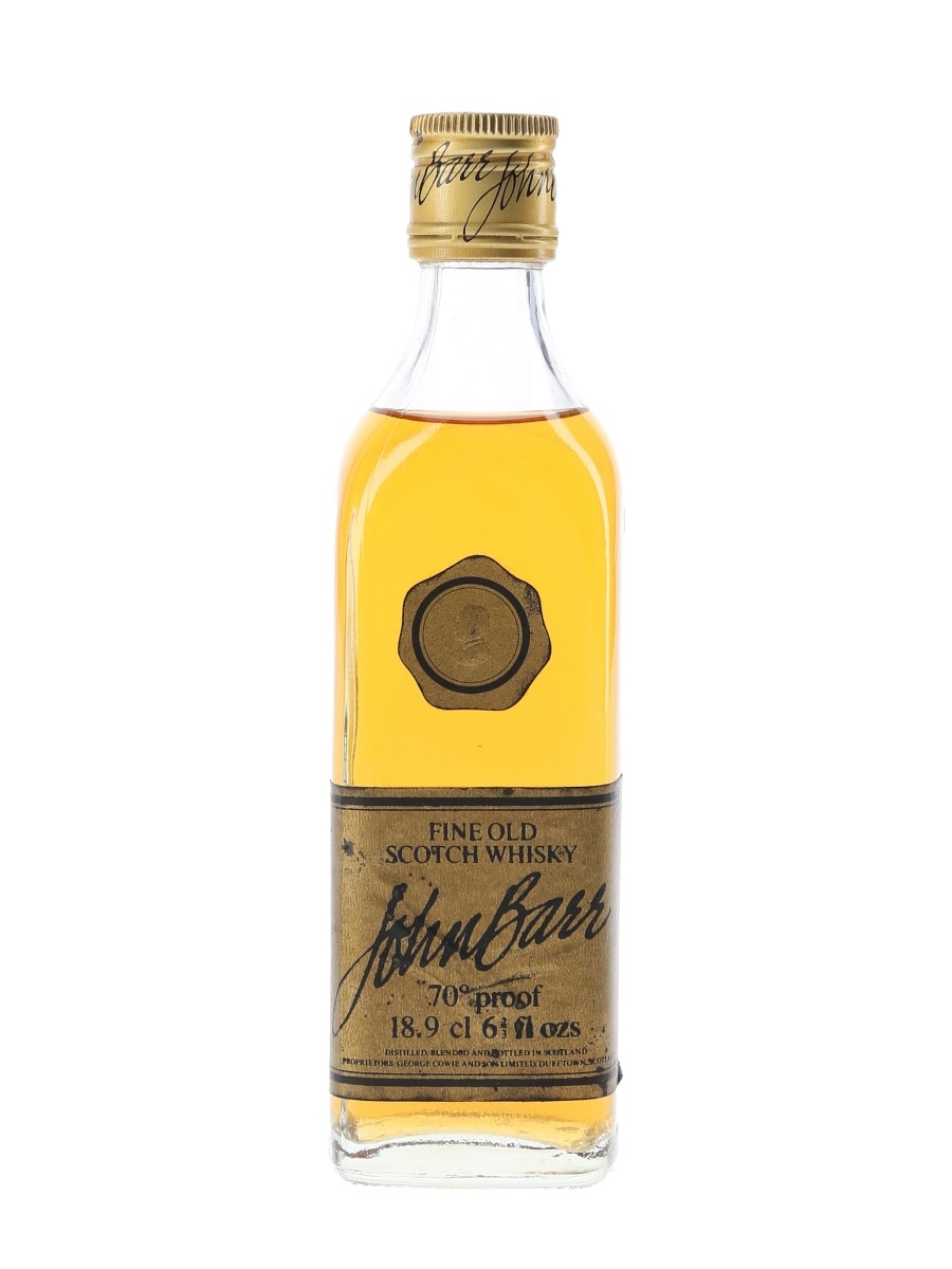 John Barr Fine Old Scotch Whisky Bottled 1980s 18.9cl / 40%