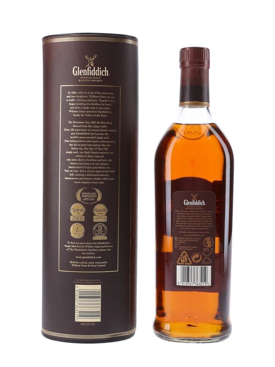 Glenfiddich 15 Year Old Lot Buy Sell Spirits Online