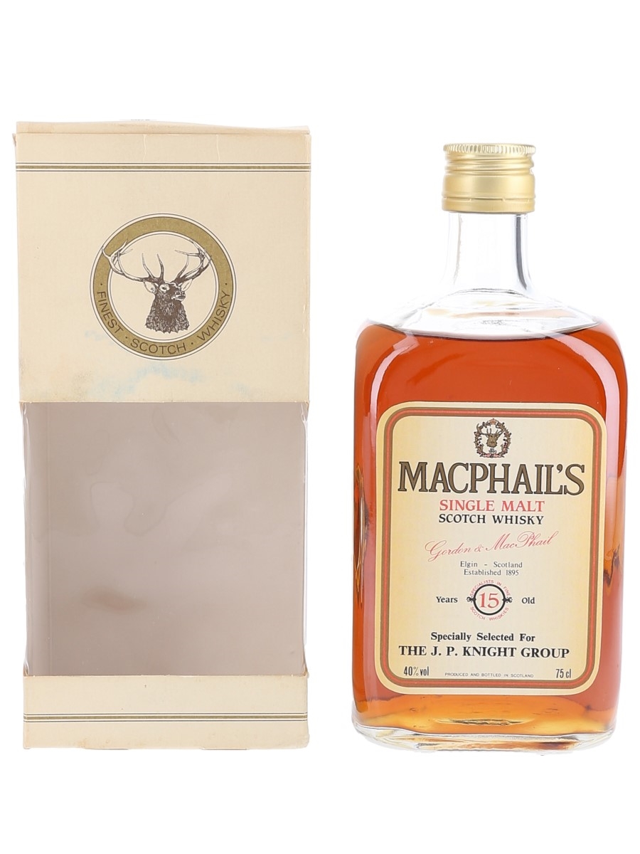 MacPhail's 15 Year Old Bottled 1980s - Gordon & MacPhail 75cl / 40%