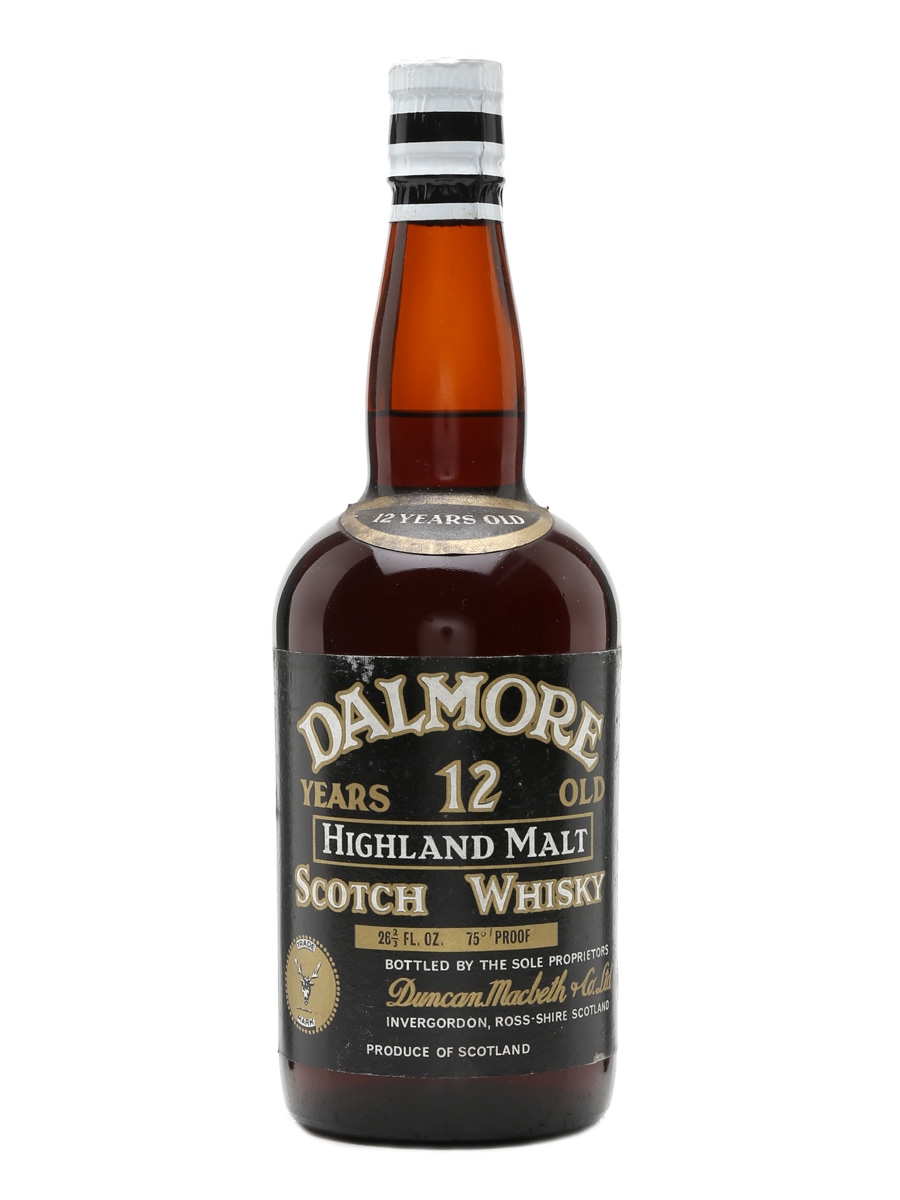Dalmore 12 Years Old Bottled 1960s 75cl