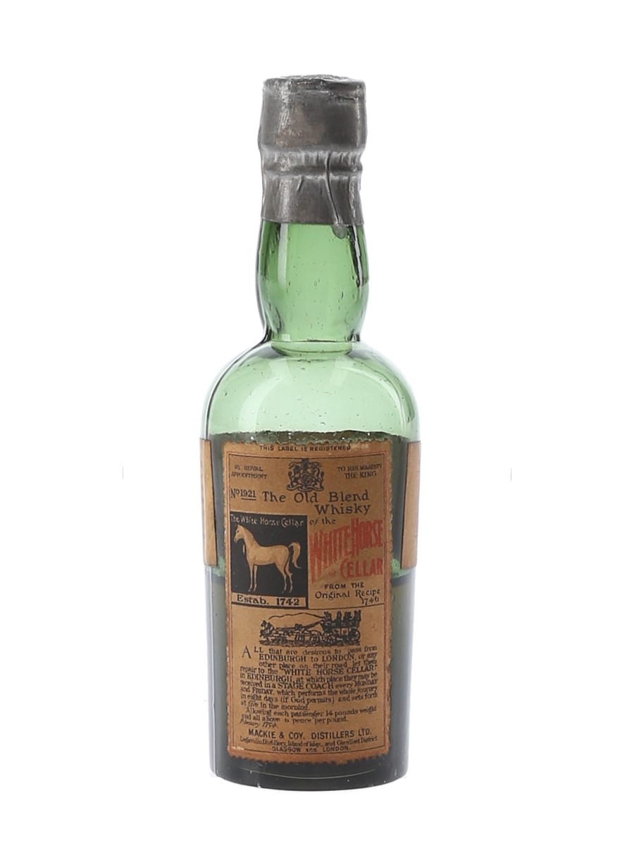 White Horse Bottled 1921 - Mackie & Company Distillers Ltd. 5cl / 40%