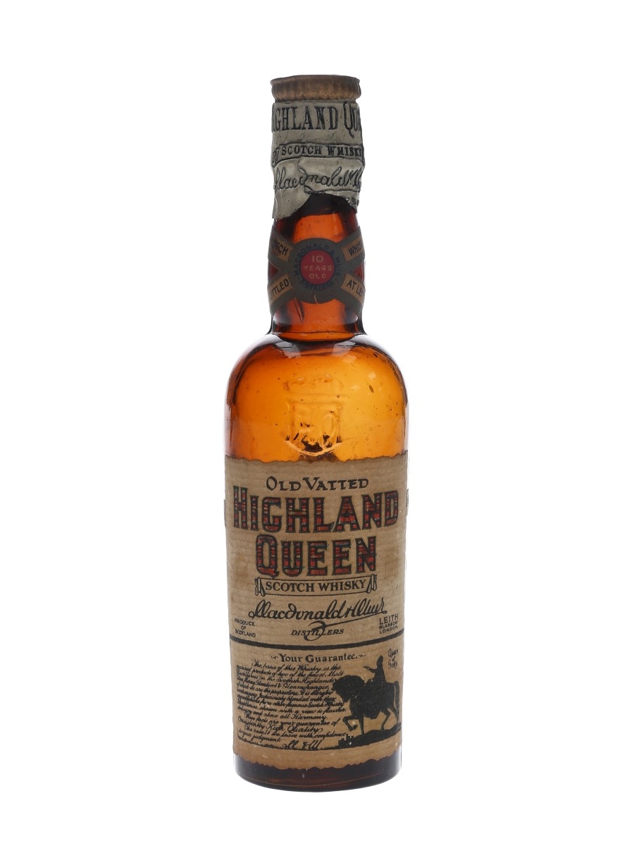Highland Queen 10 Year Old Vatted Scotch Whisky - Lot 66680 - Buy
